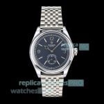 Swiss Replica PPM Gain Weight Rolex Oyster Perpetual 1908 Black Dial Stainless Steel Watch 